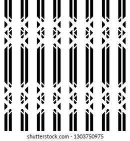 Design seamless monochrome grid pattern. Abstract background. Vector art