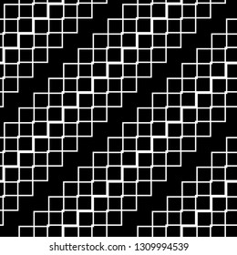 Design seamless monochrome grid pattern. Abstract background. Vector art