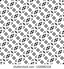 Design seamless monochrome grid pattern. Abstract lines textured background. Vector art