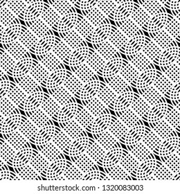 Design seamless monochrome grid pattern. Abstract lines textured background. Vector art