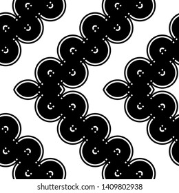 Design seamless monochrome grid pattern. Abstract zigzag background. Vector art