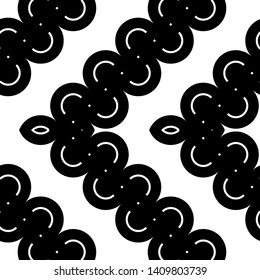 Design seamless monochrome grid pattern. Abstract zigzag background. Vector art