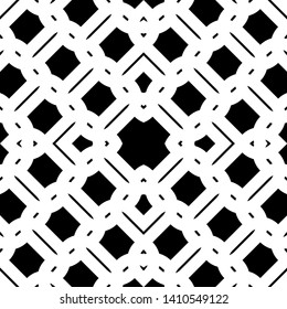Design seamless monochrome grid pattern. Abstract background. Vector art