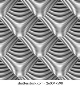 Design seamless monochrome grid pattern. Abstract textured diamond background. Vector art. EPS10