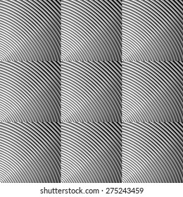 Design seamless monochrome grid pattern. Abstract textured tiled background. Vector art. EPS10