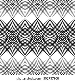 Design seamless monochrome grid pattern. Abstract background. Vector art. No gradient