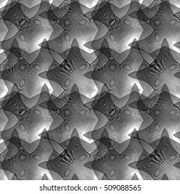 Design seamless monochrome grid pattern. Abstract background. Vector art. No gradient