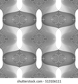Design seamless monochrome grid pattern. Abstract background. Vector art. No gradient