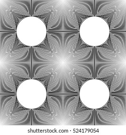Design seamless monochrome grid pattern. Abstract geometric background. Vector art. No gradient