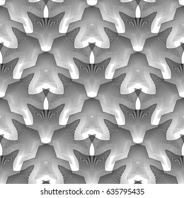 Design seamless monochrome grid pattern. Abstract background. Vector art. No gradient