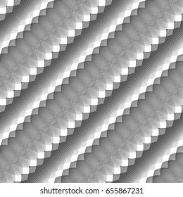 Design seamless monochrome grid pattern. Abstract background. Vector art. No gradient