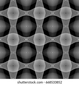 Design seamless monochrome grid pattern. Abstract background. Vector art. No gradient