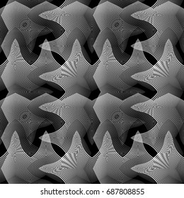 Design seamless monochrome grid pattern. Abstract background. Vector art. No gradient
