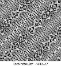 Design seamless monochrome grid pattern. Abstract geometric background. Vector art. No gradient