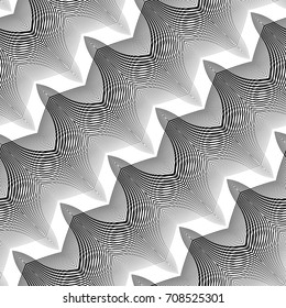 Design seamless monochrome grid pattern. Abstract background. Vector art. No gradient