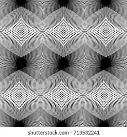 Design seamless monochrome grid pattern. Abstract background. Vector art. No gradient