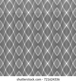 Design seamless monochrome grid pattern. Abstract background. Vector art. No gradient