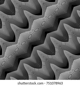Design seamless monochrome grid pattern. Abstract background. Vector art. No gradient
