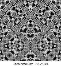 Design seamless monochrome grid pattern. Abstract background. Vector art. No gradient