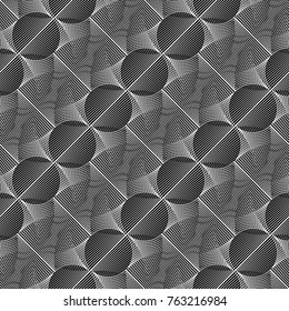 Design seamless monochrome grid pattern. Abstract geometric background. Vector art. No gradient