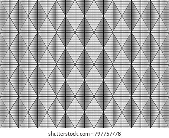 Design seamless monochrome grid pattern. Abstract geometric background. Vector art. No gradient