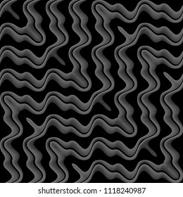 Design seamless monochrome lacy pattern. Abstract decorative background. Vector art. No gradient