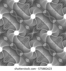 Design seamless monochrome lacy pattern. Abstract background. Vector art. No gradient
