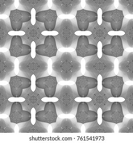 Design seamless monochrome lacy pattern. Abstract decorative background. Vector art. No gradient