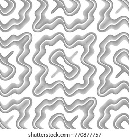 Design seamless monochrome lacy pattern. Abstract decorative background. Vector art. No gradient