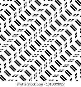 Design seamless monochrome pattern. Abstract background. Vector art