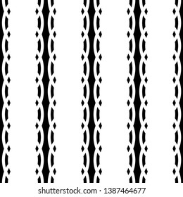 Design seamless monochrome pattern. Abstract background. Vector art