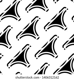 Design seamless monochrome pattern. Abstract background. Vector art