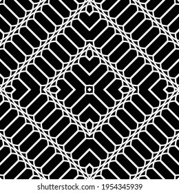 Diseñar un patrón monocromo sin fisuras. Resumen de fondo de rayas geométricas. Arte vectorial
