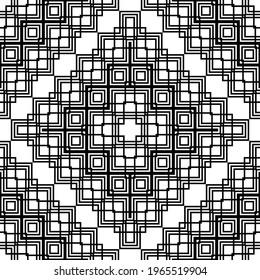 Diseñar un patrón monocromo sin fisuras. Resumen de fondo de rayas geométricas. Arte vectorial