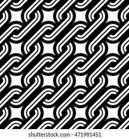 Design seamless monochrome pattern. Abstract background. Vector art