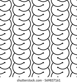 Design seamless monochrome pattern. Abstract vertical background. Vector art