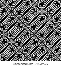 Design seamless monochrome pattern. Abstract background. Vector art