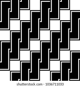 Design seamless monochrome spiral twisted pattern. Abstract background. Vector art