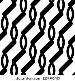 Design seamless monochrome stripy pattern. Abstract background. Vector art