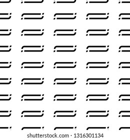 Design seamless monochrome stripy pattern. Abstract background. Vector art