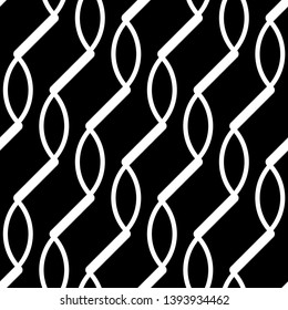 Design seamless monochrome stripy pattern. Abstract background. Vector art