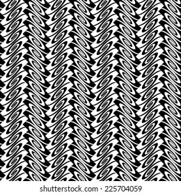 Design seamless monochrome vertical decorative pattern. Abstract background. Vector art