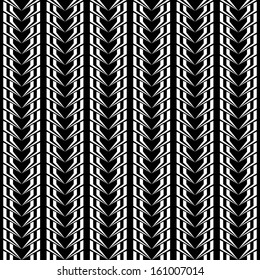Design seamless monochrome vertical pattern. Vector art