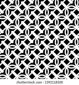 Design seamless monochrome waving pattern. Abstract lines textured background. Vector art
