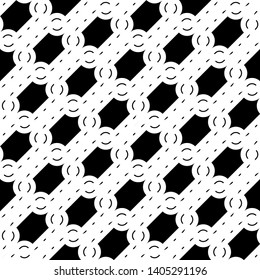 Design seamless monochrome waving pattern. Abstract background. Vector art