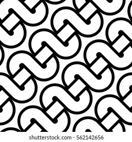 Design seamless monochrome waving pattern. Abstract background. Vector art