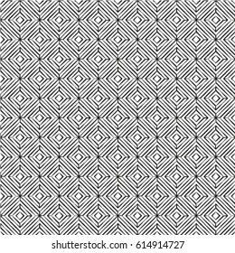 Design seamless monochrome waving pattern. Abstract stripy background. Vector art.