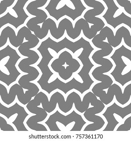 Design seamless monochrome waving pattern. Abstract striped background. Vector art. No gradient