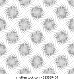 Design seamless monochrome whirl decorative pattern. Abstract diagonal textured background. Vector art. No gradient