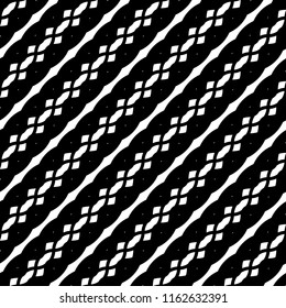 Design seamless monochrome zigzag pattern. Abstract background. Vector art